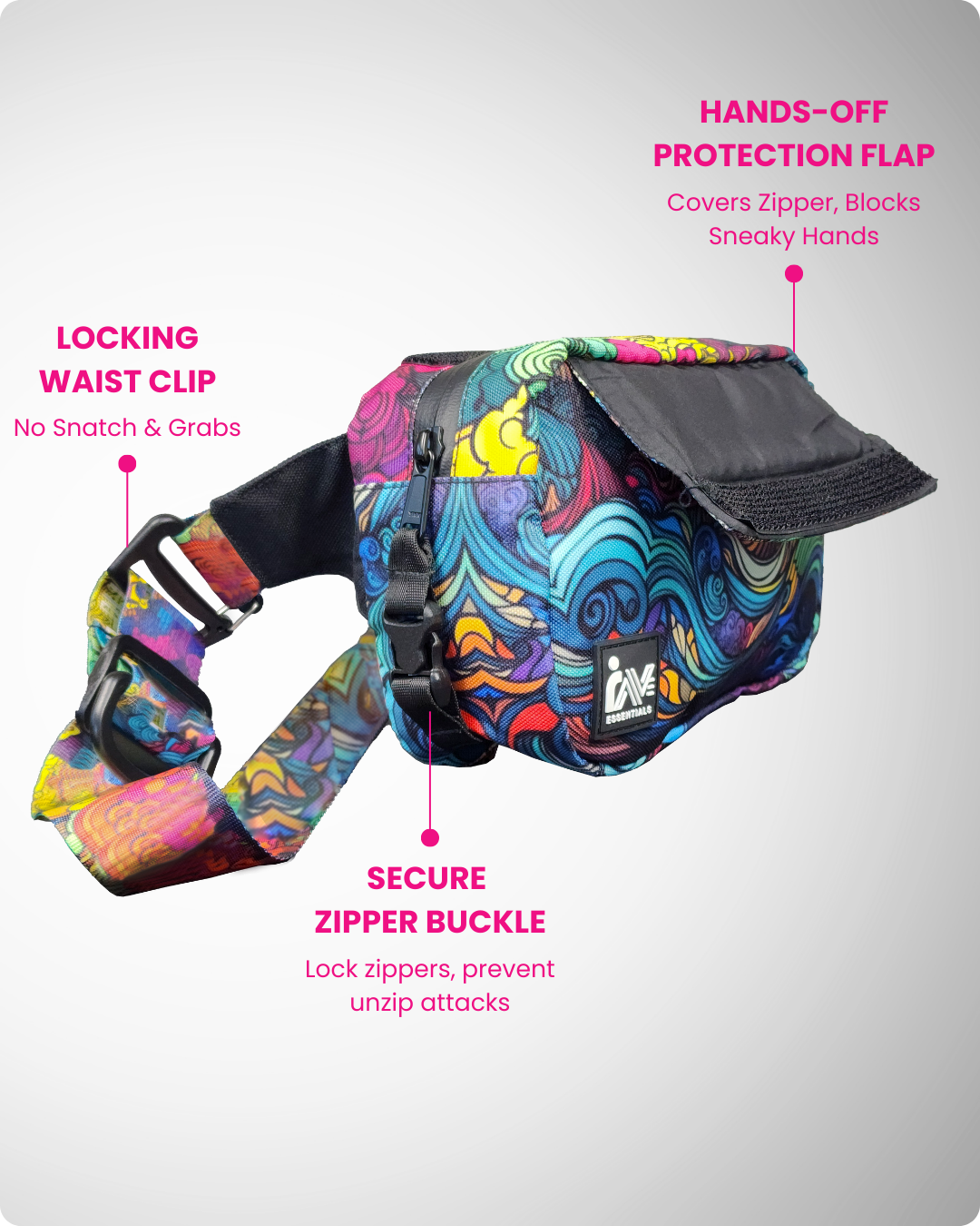 iRave Anti-Theft EDM Festival Packs